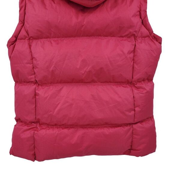 Climate Concepts Women's Hooded Puffer‎ Vest L Pink Fuchsia Quilted Pockets - Picture 9 of 12
